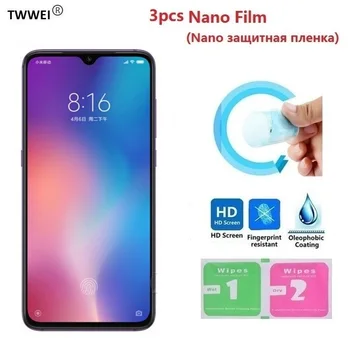 

3pcs Nano Explosion-proof Screen Protector For Xiaomi Redmi 7 7A Note 7 7A 8 Pro Phone Film Foil Cover (Not Glass)