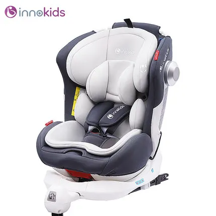 Innokids YC05S детское безопасное сиденье, вращающееся на 360 градусов, с 0-12 лет, ребенок может сидеть и лежать, Isofix, защелка, автокресло - Цвет: Армейский зеленый