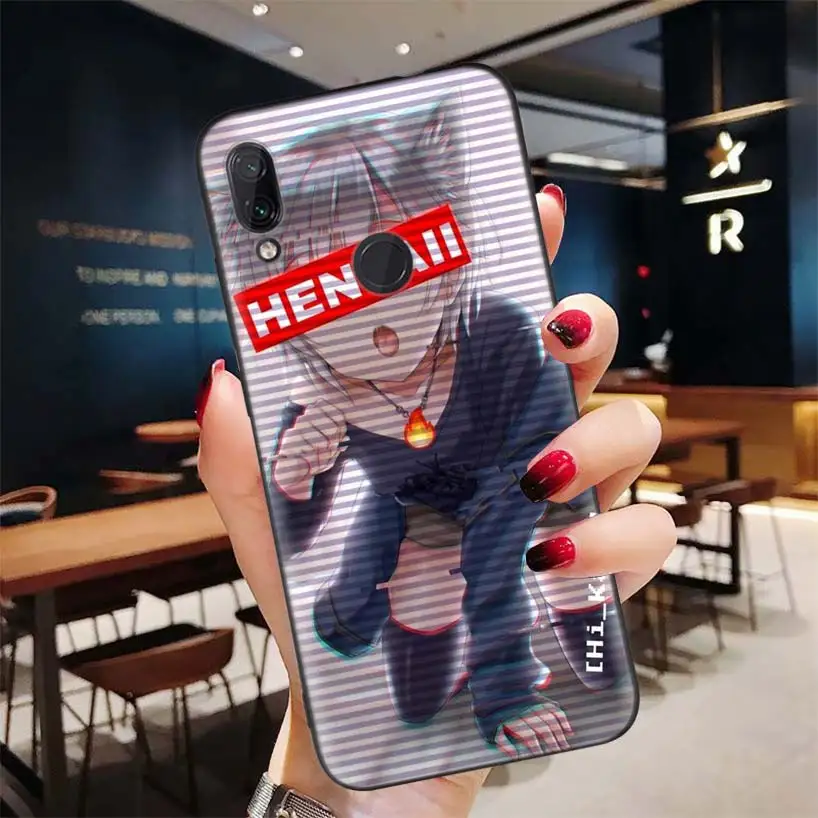 Vaporwave космический аниме черный чехол для Xiao mi Red mi Note 8 7 7S 7A 6 S2 GO K20 Pro+ 6A mi 6X 5X A1 CC 9 8 мягкий чехол для телефона - Цвет: BD093-2