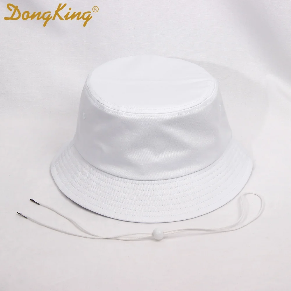 White DongKing, большой размер, шапки-ведерки, ветрозащитная шапка, большая голова, для улицы, шапки-ведерки, высокое качество, хлопок, свинья, нос, пряжка, для взрослых - Color: White