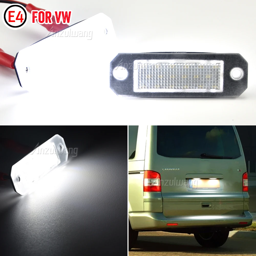 12v For Vw Transporter T5 20032015 T6 For Caddy 20042017 Rear White Led Number License Plate