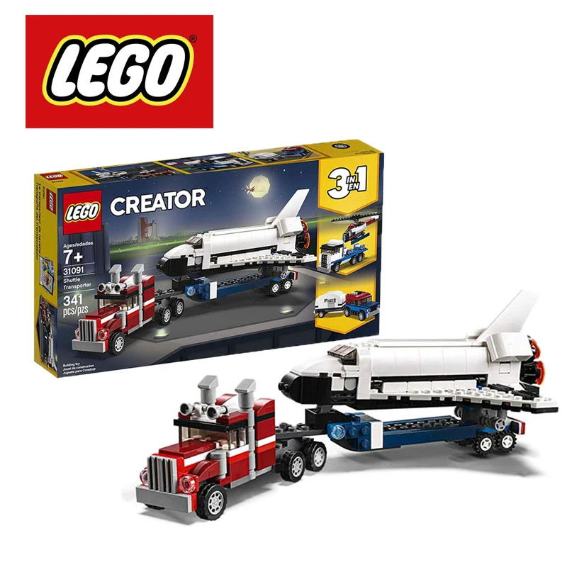 lego creator 3 in 1 shuttle transporter