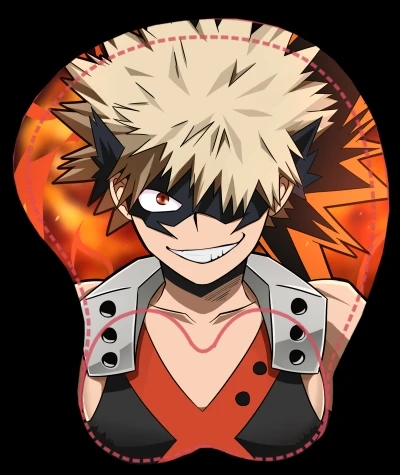 Аниме Boku No Hero Academy Bakugou 3D Oppai сексуальный мягкий гелевый игровой коврик для мыши эргономичный коврик для мыши с поддержкой запястья