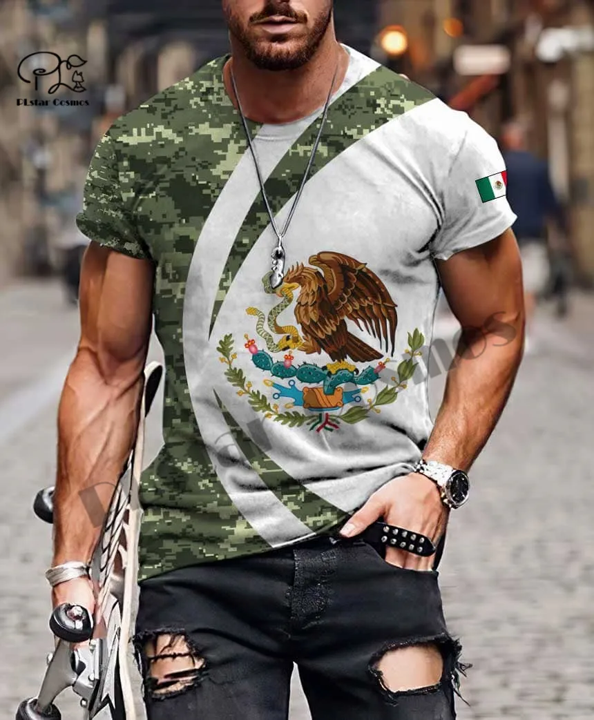 

PLstar Cosmos 3DPrint Newest Mexico Culture Azteca Skull Unique Man/Woman Harajuku Streetwear Casual Funny T-Shirt Short Sleeve