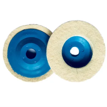 

2Pcs/Set 4'' Round Polishing Wheel Felt Wool Buffing Polishers Pad Buffer Disc Tools Polishing Wheel For Metal Glass Ceramics