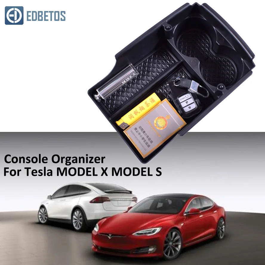 Подлокотник вторичный бардачок для Tesla модель X S центральная консоль Органайзер лоток-модель X S укладка