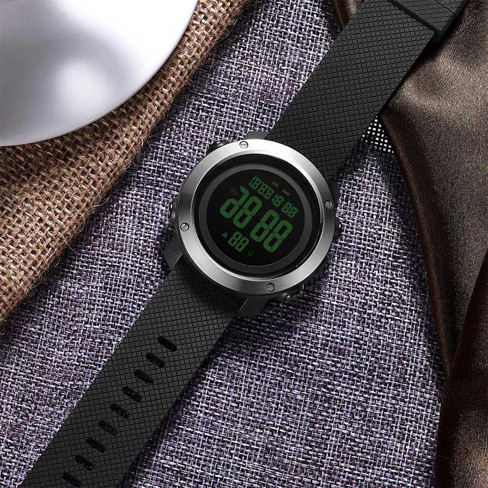 Xiaomi ALIFIT цифровые часы водонепроницаемые умные часы мужские светящиеся часы с подсветкой Календарь Будильник Секундомер обратный отсчет спортивные часы
