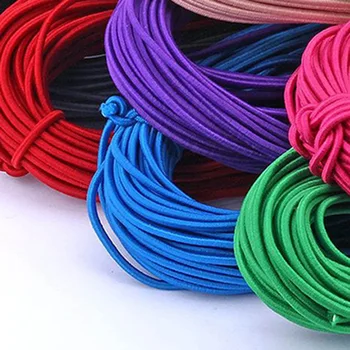 

Hot Sale 45M/lot 2mm 9 Colors Beading Elastic Thread Cord Rope Rubber Band Elastic Stretch Cord DIY Bracelet Sewing Accessories