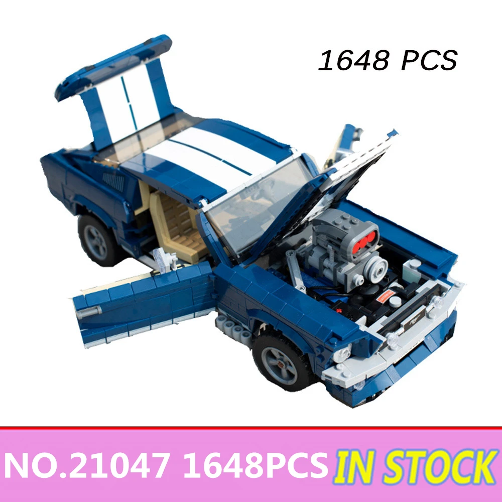 Technic RC Супер Скоростной спортивный автомобиль 10265 Ford Mustanged модель строительные блоки сборные DIY Кирпичи создатель Рождественская игрушка для детей
