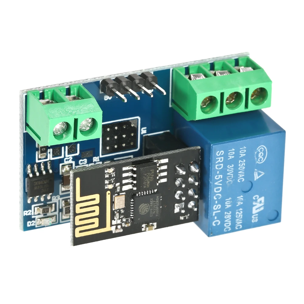 

ESP8266 5V Wi-Fi Relay Module Board IOT Smart Home Remote Control Mobile Phone APP Control