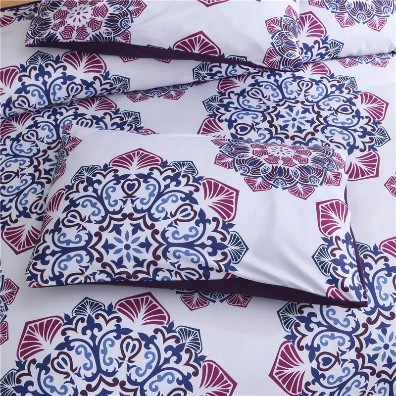 Богемные комплекты постельного белья Boho пододеяльник Королева Король одеяло покрывало постельное белье