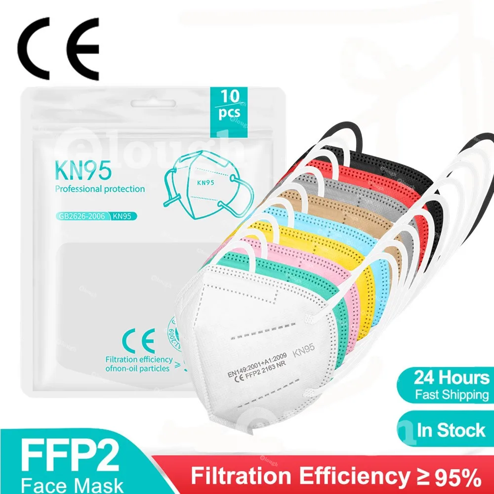 Mascarillas fpp2 одобренные маски FFP2 5 слоев KN95 для лица многоразовые kn 95 FP2 FPP2 españa ffp2mask