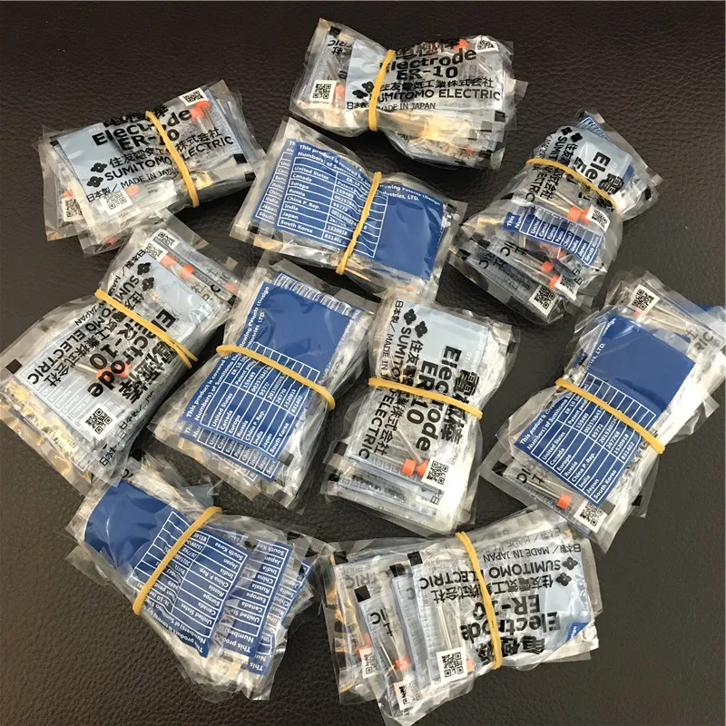 

100 Pairs Sumitomo T-39 Type-66 T-81C 82C T-400 T-600C Z1C 71C Fiber Fusion Splicer Welding Electrode Rod ER-10 Made in Japan
