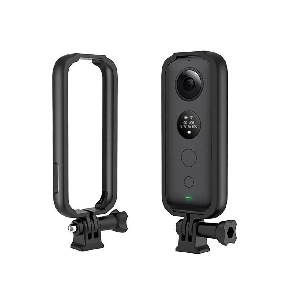 

For Insta 360 One X Camera Protective Frame Shell Bracket Motorcycle Helmet Mount Holder Adaptor For GoPro Interface