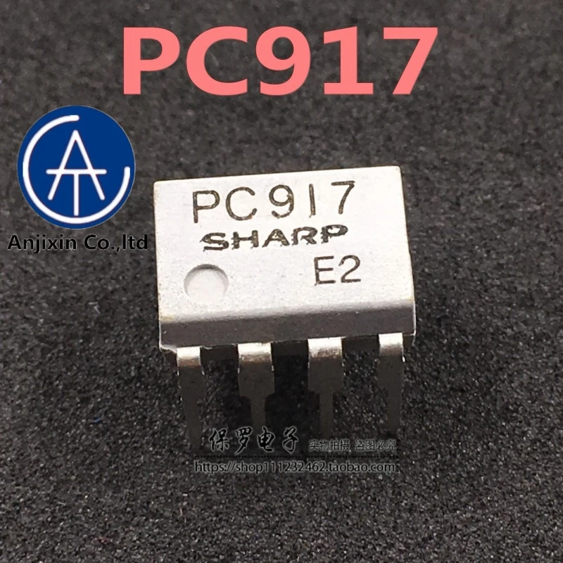 

10 шт. 100% оригинальный и новый photocoupler PC917 DIP-8 в наличии