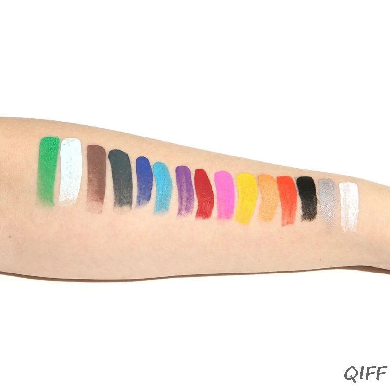 15 цветов нетоксичные профессиональные палитры Детские вечерние наборы для макияжа лица
