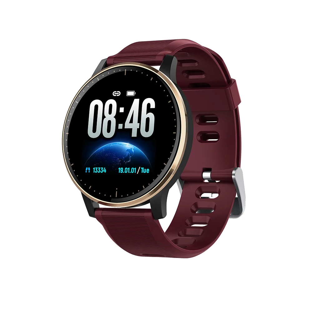 Q20 Смарт-часы 1," 240*240 TFT экран Смарт-часы браслет BT4.2 фитнес-Пульс кровяное давление мониторинг сна - Цвет: Белый