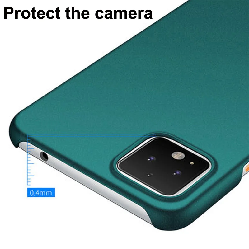 Зеленый для Google Pixel 4 Чехол Жесткий PC матовый чехол для Google Pixel4 защитный чехол s для Google Pixel 4 задняя крышка оболочка