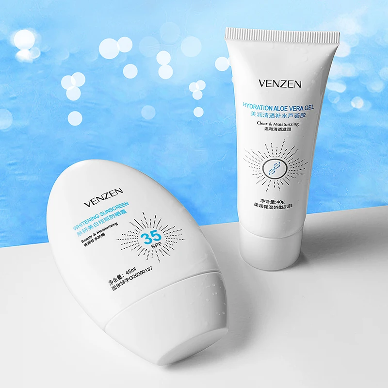 Veze Clear And Tender Skin Beauty Moisturizing Sunscreen Box Sun