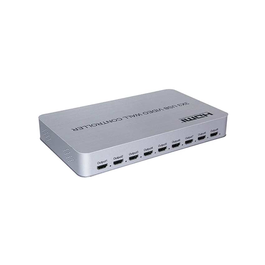 4K USB 3X3Video настенный контроллер изображения splicer видео процессор 1 USB 3,0 в 9 HDMI выход 2x2 2x3 2x4 3x3 Видео splicer