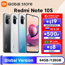 Global Version Xiaomi Redmi Note 10S 6GB 64GB/128GB Smartphone Helio G95 6.43" AMOLED DotDisplay 5000mAh 33W 64MP Quad Camera