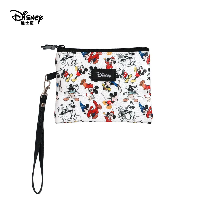 Genuine Disney Classic Mickey retro style hand-painted series Multi-function Women Bag Wallet coin Purses Baby Care Mummy |