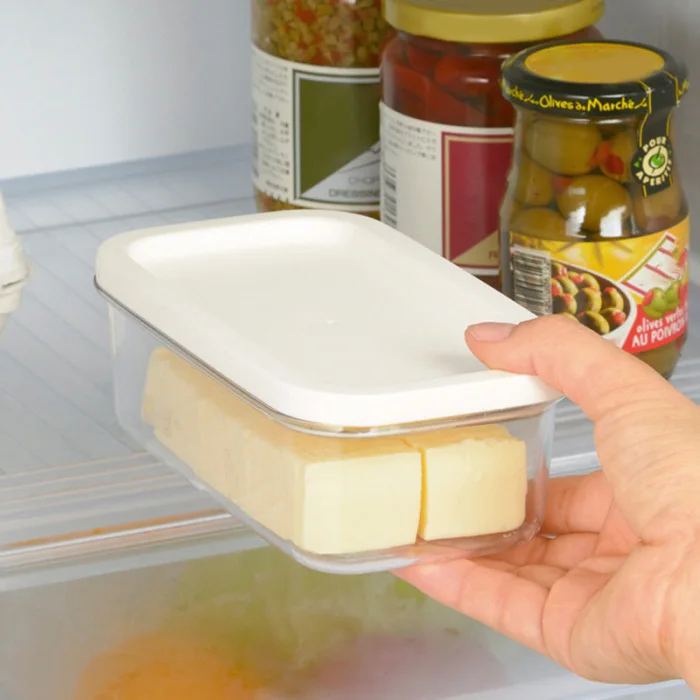 2 in 1 Butter Slicer Saver Keeper Case Butter Container Storage with Lid E2S