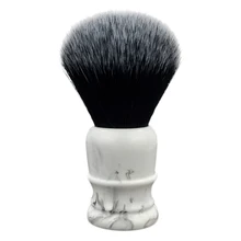 Мягкая синтетическая щетка для бритья, щетка для бороды, качественная Нейлоновая Щетка для волос, Мраморная искусственная щетка для бороды, для мужчин, влажное Бритье