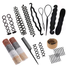 Hair Twist Styling Clip Stick Bun Maker DIY Hair Braiding Tools Braider Hair Edge Curler Hair Accessories Braider DIY Hairstyle