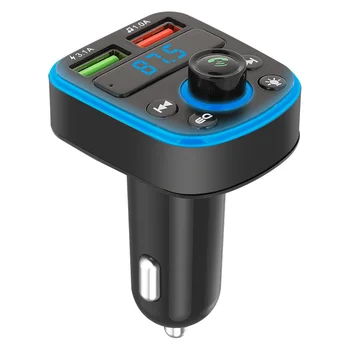 

car FM transmitter wireless hands-free audio receiver quick Charger car MP3 player car accessories Bluetooth 5.0 dual USB
