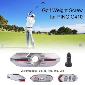 

Golf Weight Screw Aluminum Alloy And Stainless Steel Counterweight Screw 6G 8G 10G 15G 20G For PING G410 Drivers