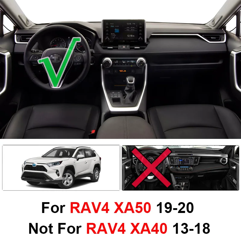 XUKEY для Toyota RAV4 RAV 4 XA50 коврик для приборной панели крышка Противоскользящие коврики коврик от солнца аксессуары