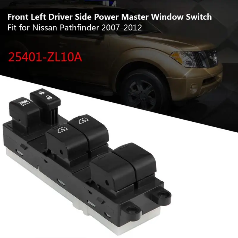 for Nissan Pathfinder 2007 to 2010 Front, Driver Side New Window Switch