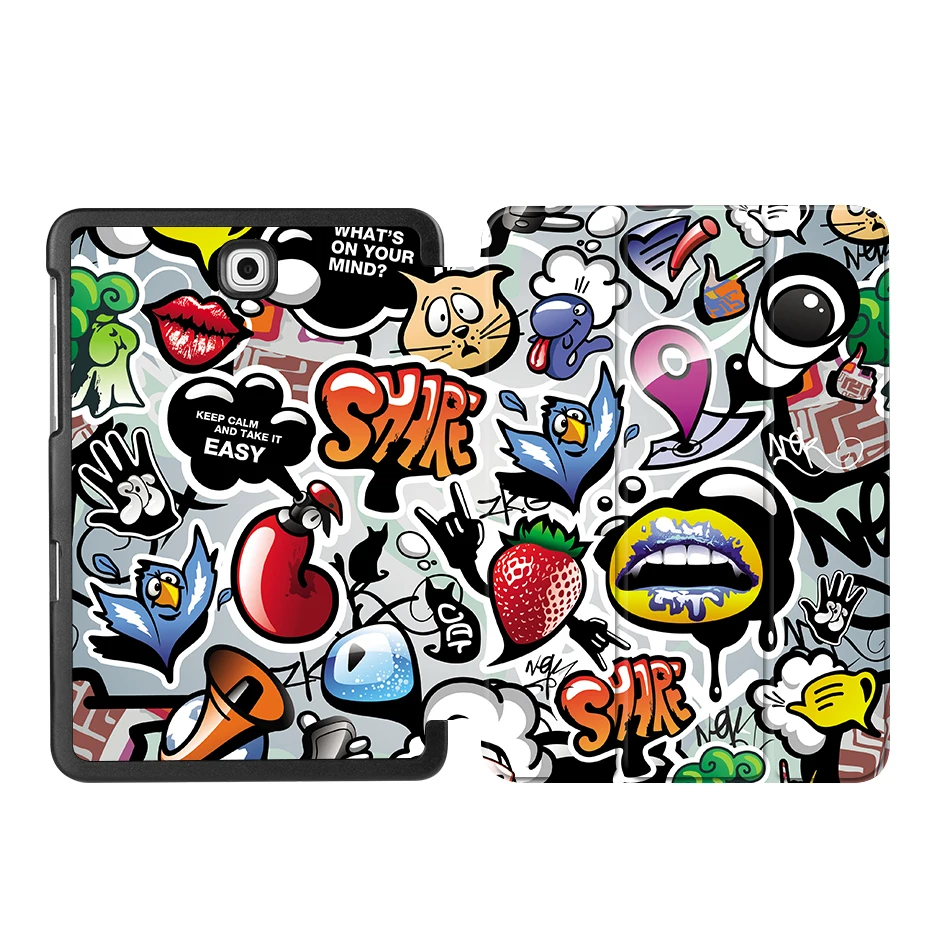 MTT чехол для samsung Galaxy Tab S2 8," SM-T710 T715 T713 T719 Funda тонкий откидной Чехол из искусственной кожи с подставкой умный чехол для планшета