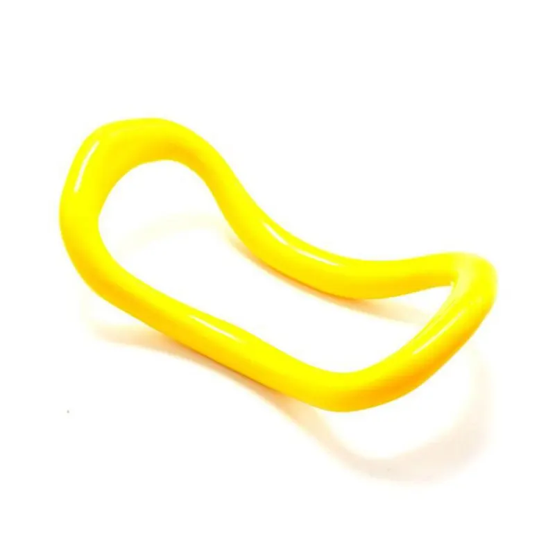 Yellow Круг для йоги оборудование многофункциональное кольцо для йоги тренировка Пилатес фитнес круг тренажерный зал тренировка эспандер поддержка инструмента теленка дома - Цвет: Yellow