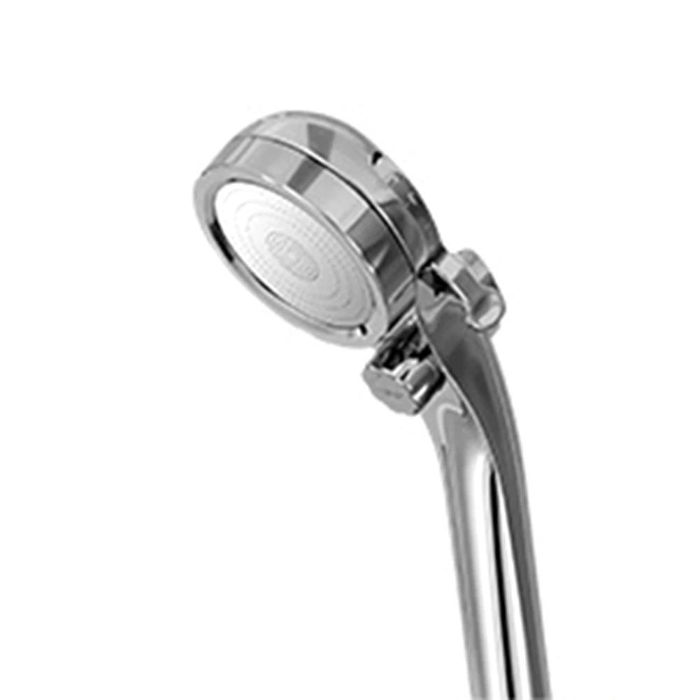 Silver ABS Регулируемый Дом круглая разъемная гальванических Аксессуары для ванной комнаты несколько режимов Насадки для душа высокого Давление ручной спрей - Цвет: Silver