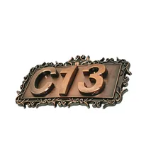 

3D Door Plate House Letters & Numbers Plaque Hotel Apartment Bronze Home Address Numeral Sign Plating Frame ABS Plastic Custom