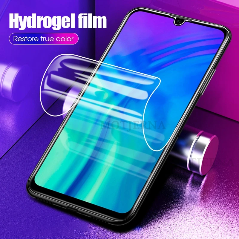 Защитная Гидрогелевая пленка для huawei Y9 Y7 Prime Y6 Pro 2019 Y5 2018 экрана не стекло|Защитные