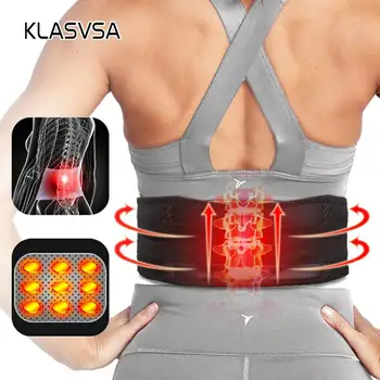 

1piece Tourmaline Magnetic Self-heating Belt For The Back Tourmaline Waist Product Therapy Ceinture Support Brace lumbar Massage