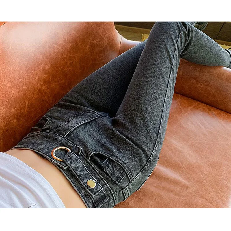 Winter Jeans Female High Waist Denim Skinny Warm Jeans for women Mujer Velvet Pencil Pants Stretch Pantalon Femme