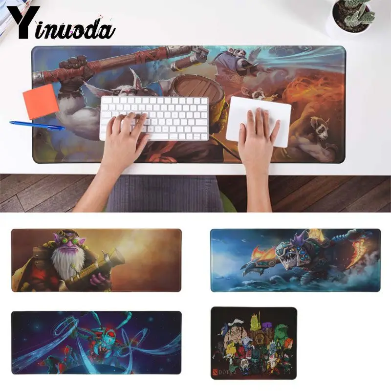 Yinuoda My Favorite Dota 2 Natural Rubber Gaming mousepad Desk Mat Pad To Mouse Notbook Computer Co