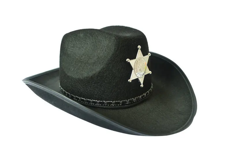 Ковбойская Западная шапка Дикого Запада шерифа маскарадная шляпа на Хэллоуин