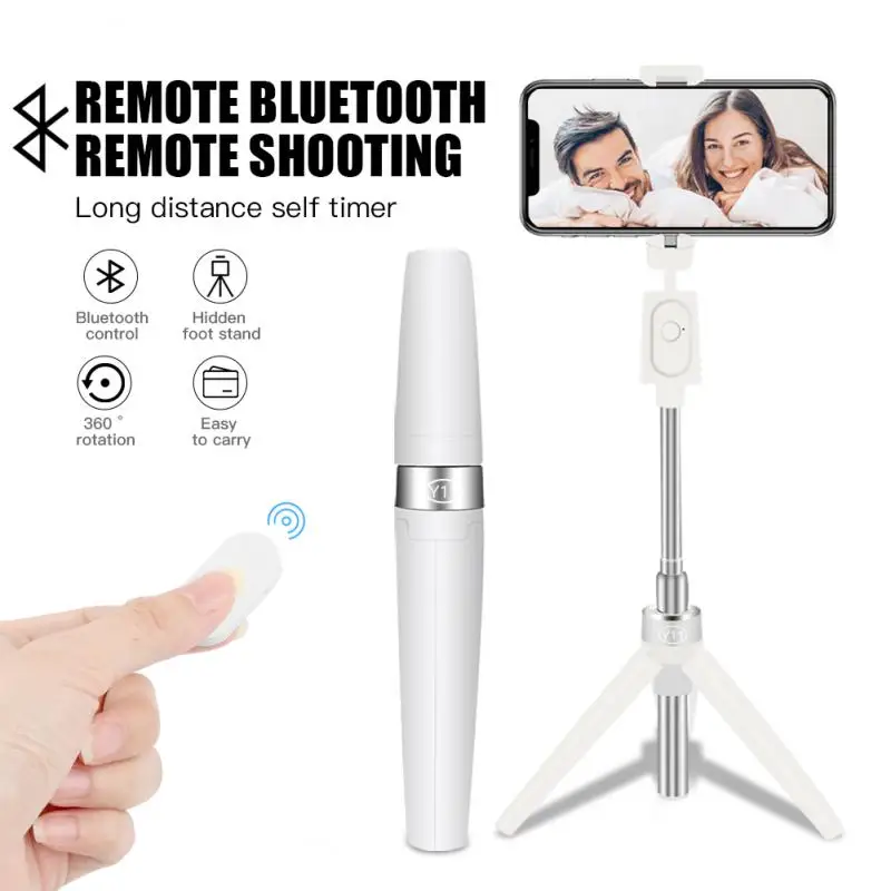 3 в 1 Мини селфи палка беспроводной Bluetooth складной штатив выдвижной монопод с