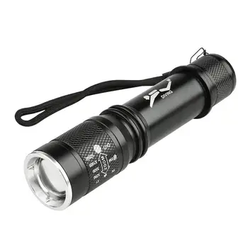 

LED Tactical Flashlight 18650 8000LM Outdoor Light Hiking Camping Lamp T6 LED T6 LED Flashlight Zoom Flashlight