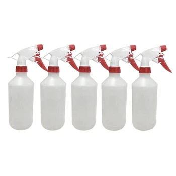 

500Mlx5 Packs Plastic Trigger Spray Bottles 16 Oz Foaming Cleaning Commercial Sprayers