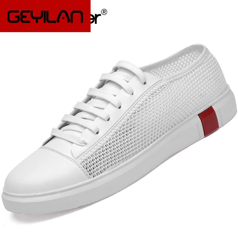 

Monstceler Brand Men Casual Fashion Shoes British Trend Men's Hard-Wearing Designer Shoes Breathable Mesh Leisure Sneakers 37-47