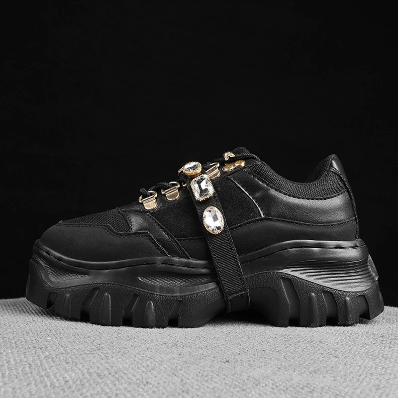 Кроссовки женские на массивной платформе Повседневная модная обувь толстой