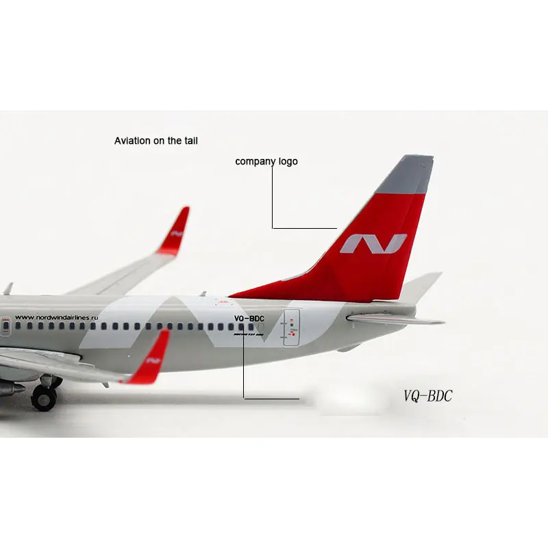 1/400 Аэрофлот Boeing B737 800 VQ BDC русская авиакомпания литья под давлением сплав