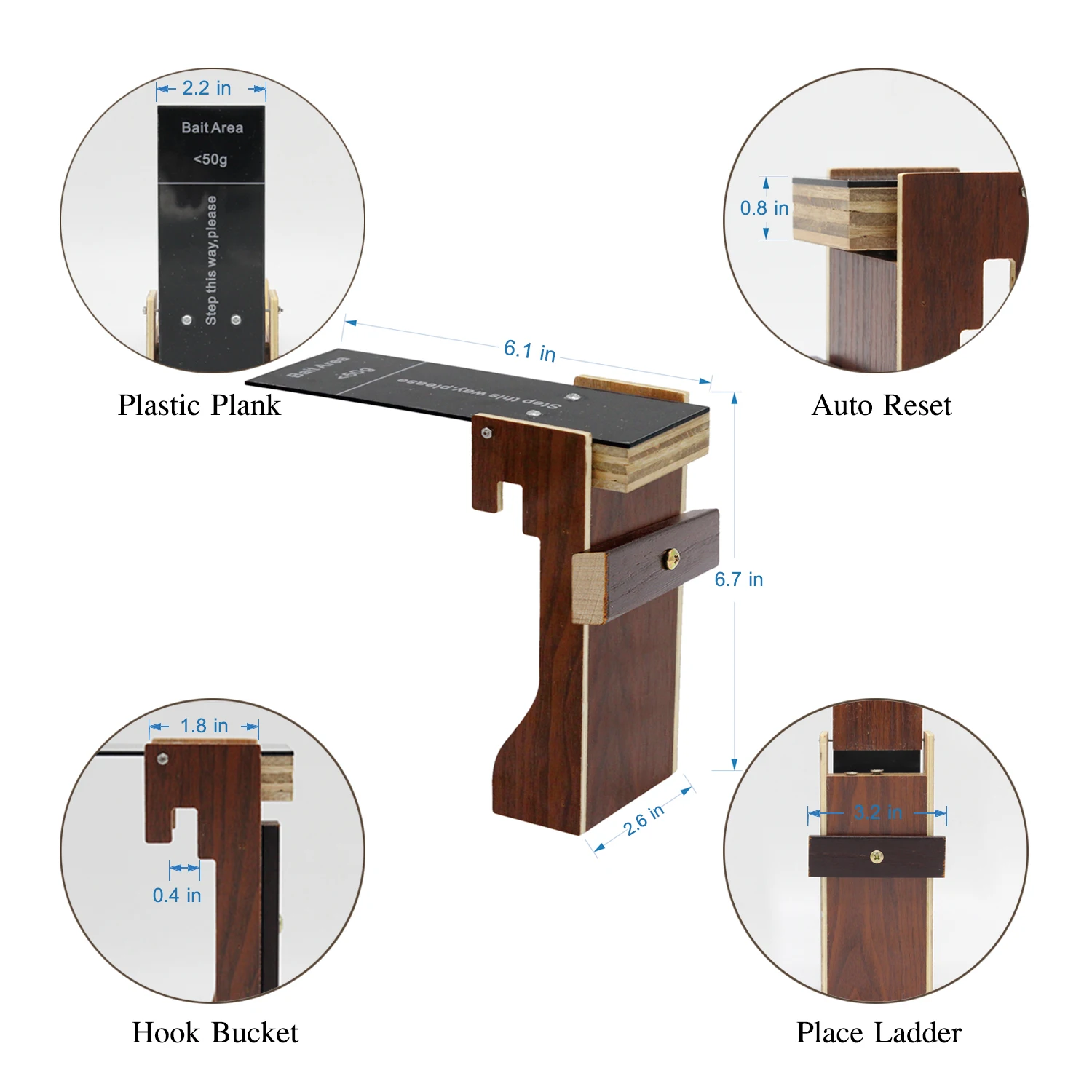 Home Garden Rat Trap Quick Kill Seesaw Mouse Catcher Bait Home Rat Traps Mouse Pest Animal Mice Rodent Repeller