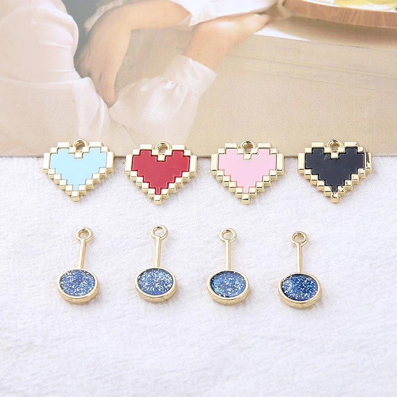 10 шт. корейские модные серьги-капельки для женщин край девушки Цвет Любовь